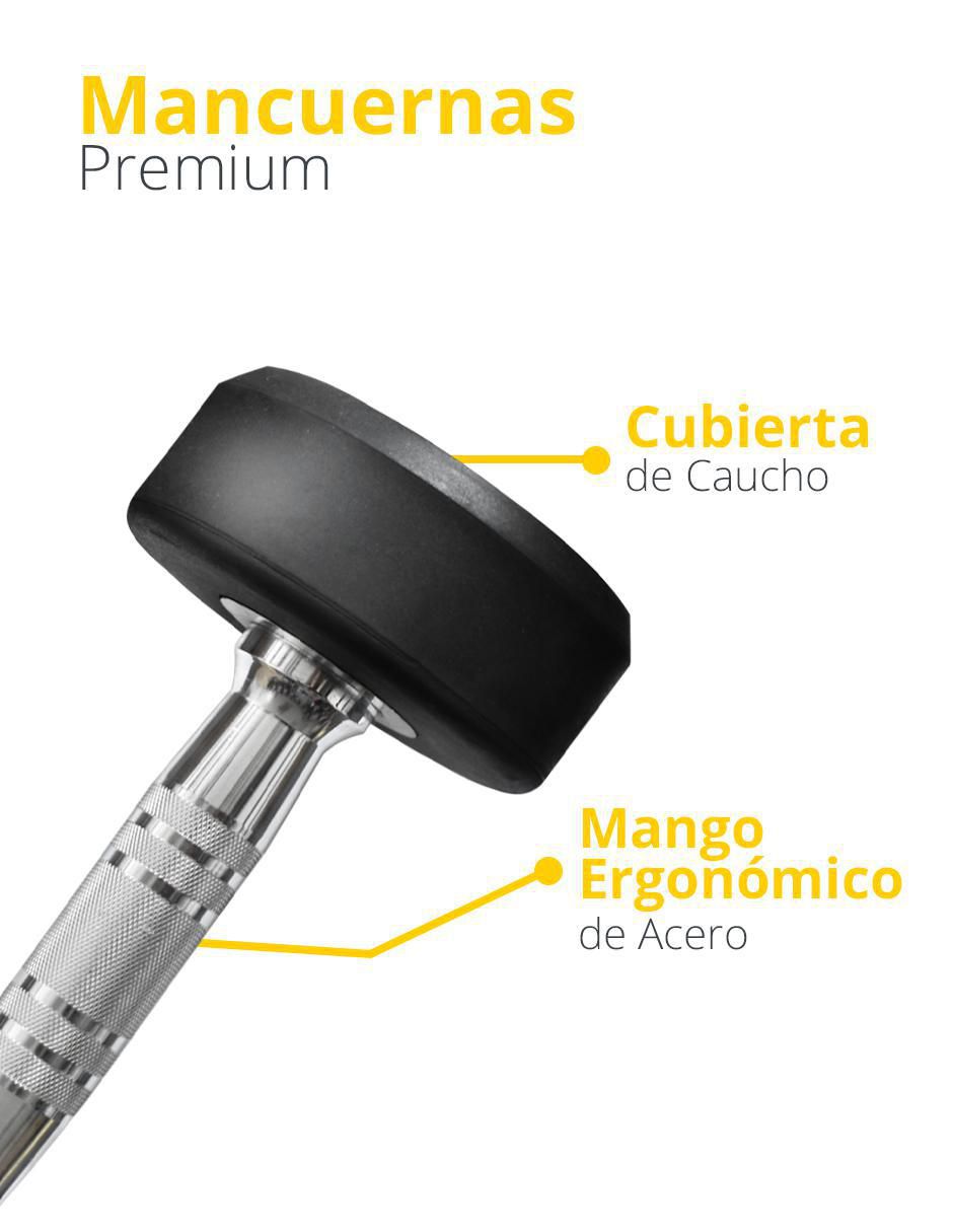 Mancuerna de peso fijo 17.5 kg 3