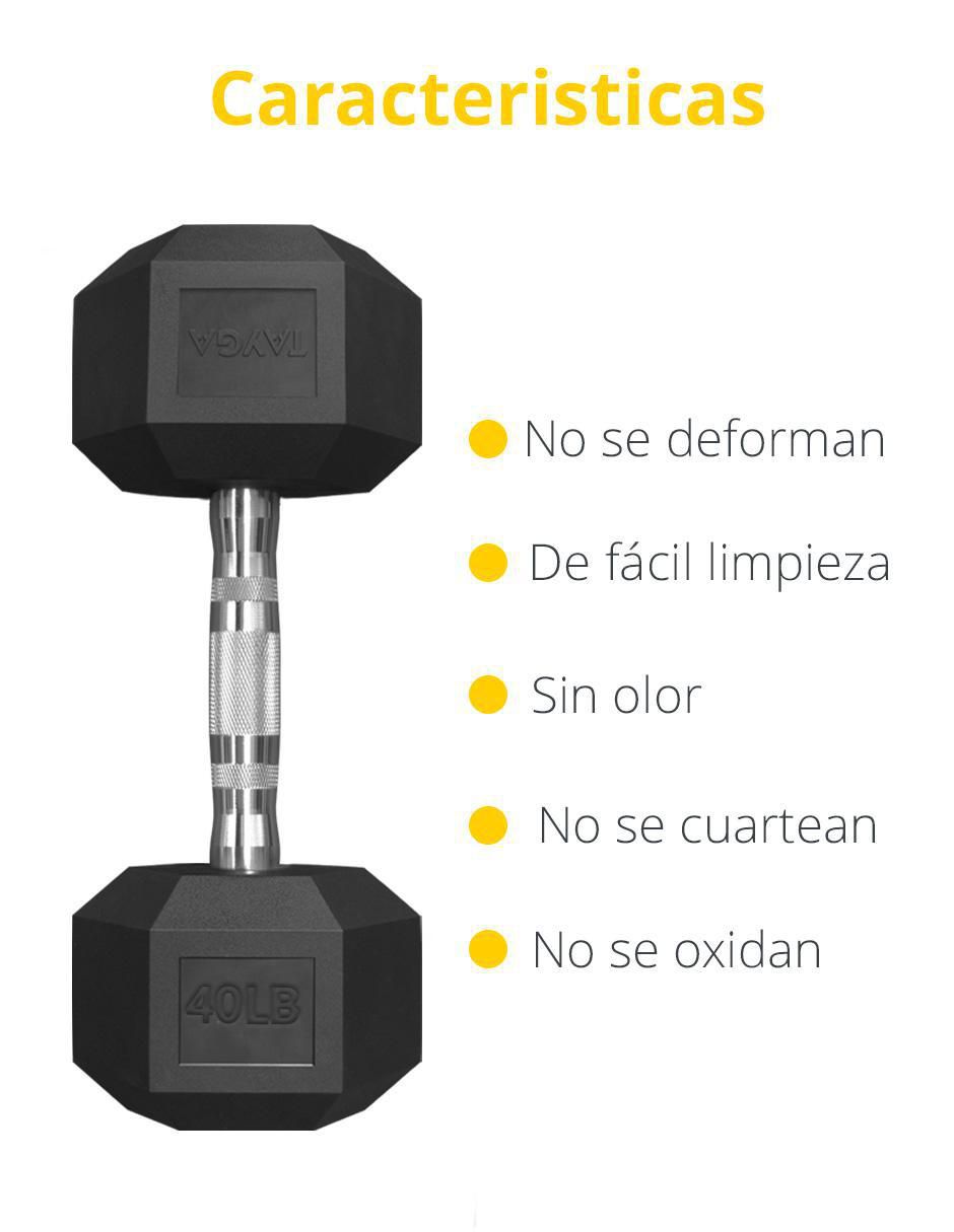 Mancuerna de peso fijo 20 kgs 3