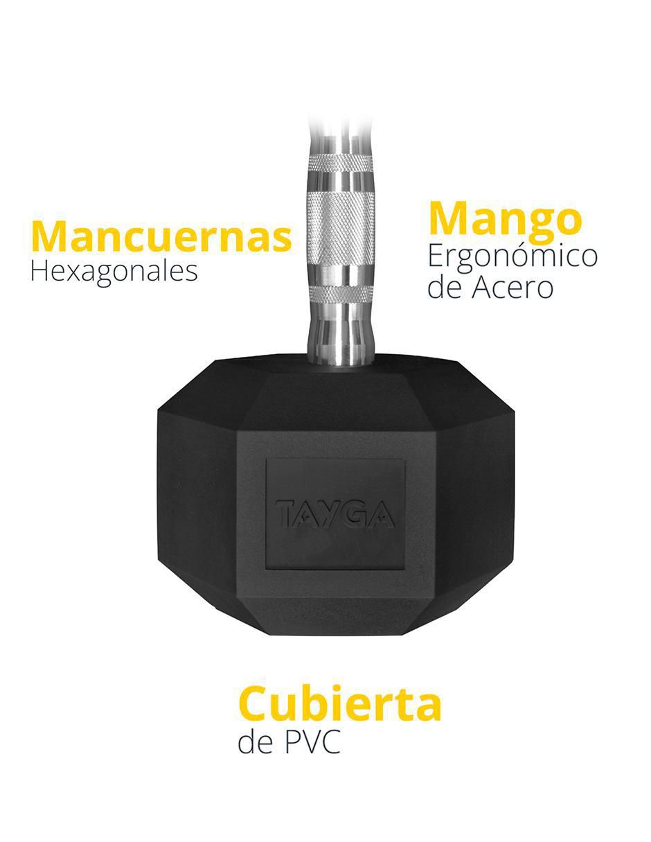 Mancuerna de peso fijo 30.6 kg 3