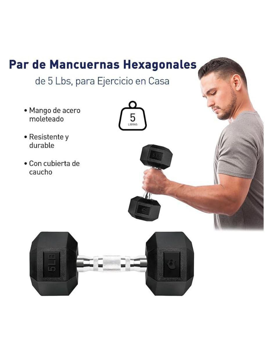 Set mancuernas de peso fijo 2 piezas