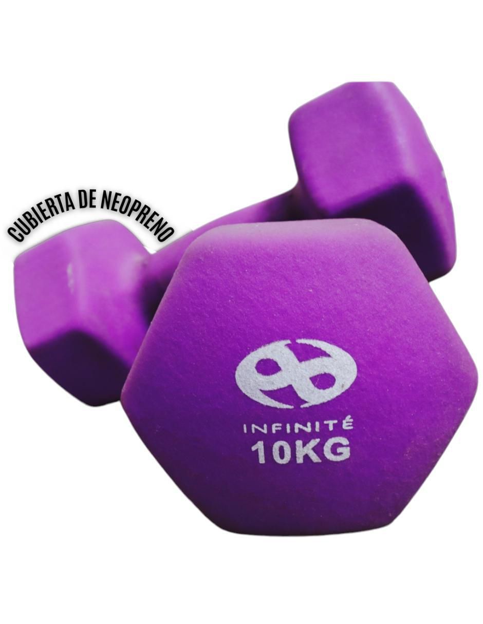 Set mancuernas de peso fijo 10 kg 2 piezas 3