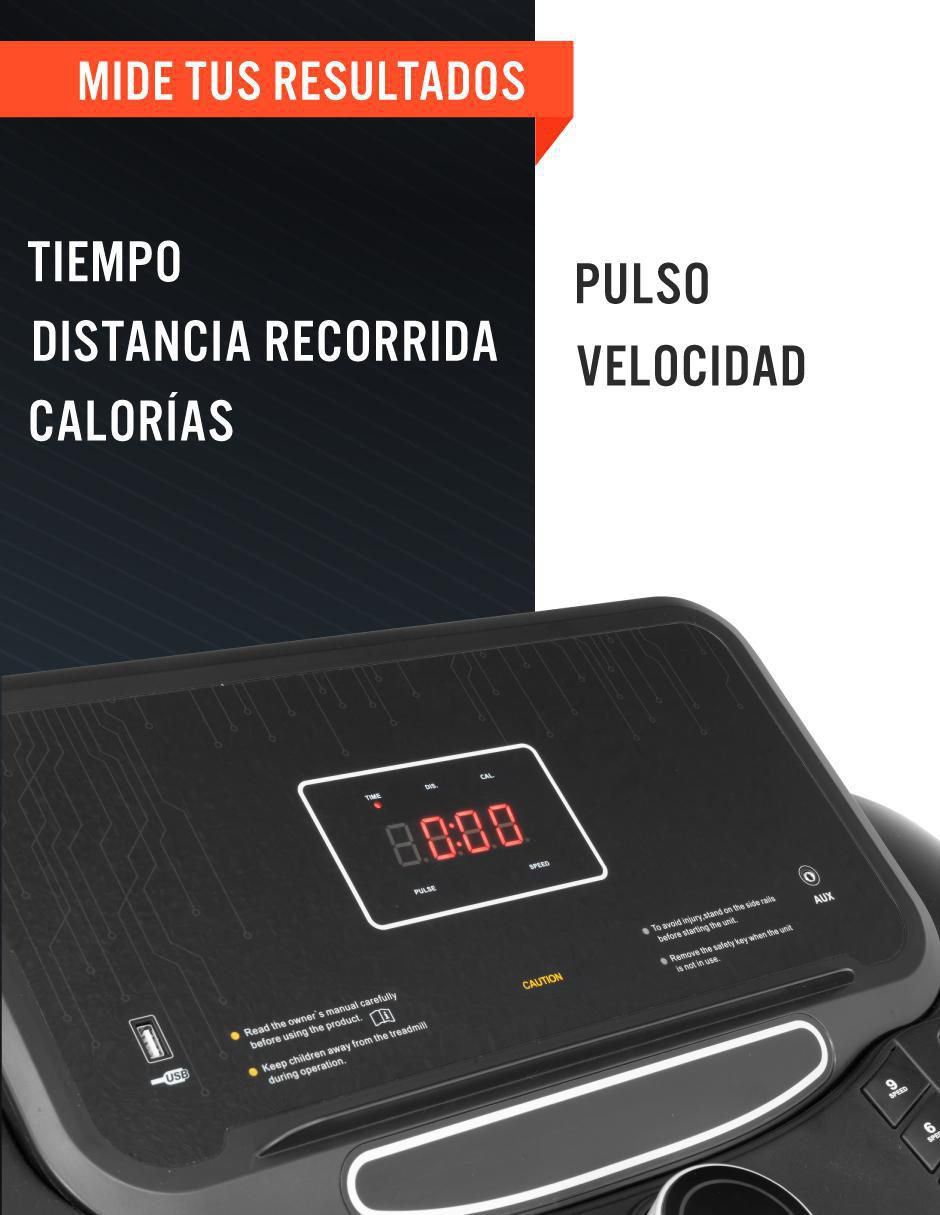 Caminadora semiprofesional Ce-8610 plegable 10