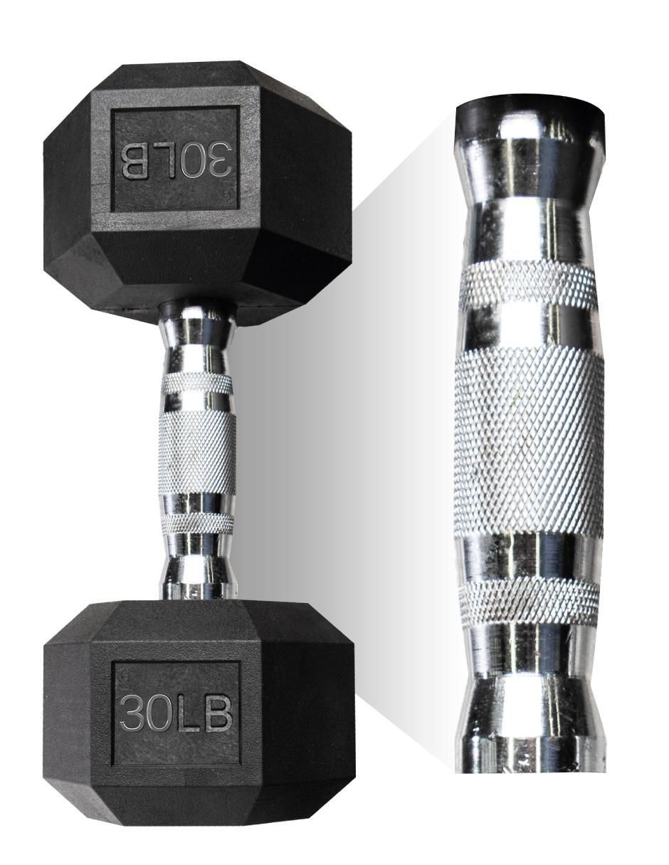 Set mancuernas de peso fijo 13.6 kg 2 piezas 3