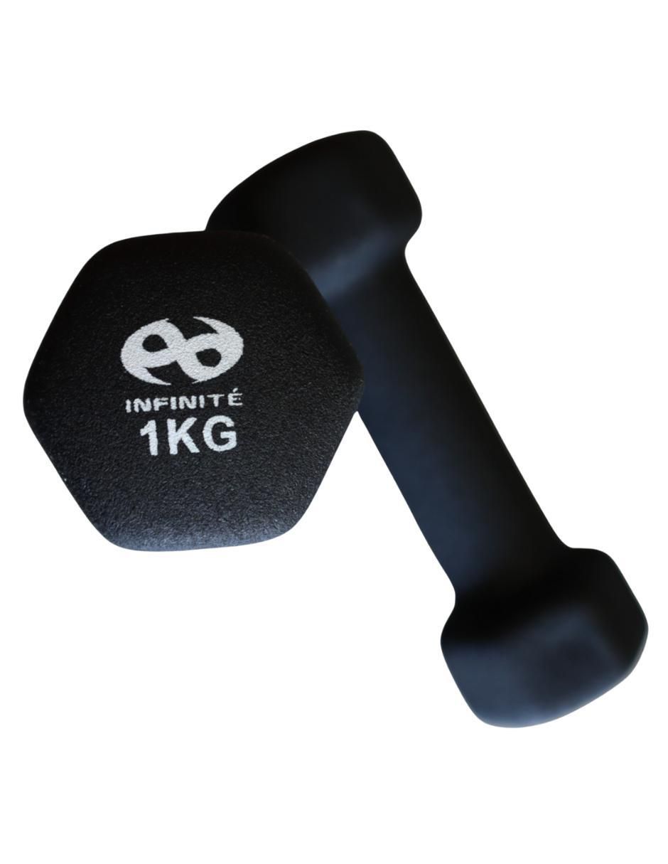 Set mancuernas de peso fijo 1 kg 2 piezas