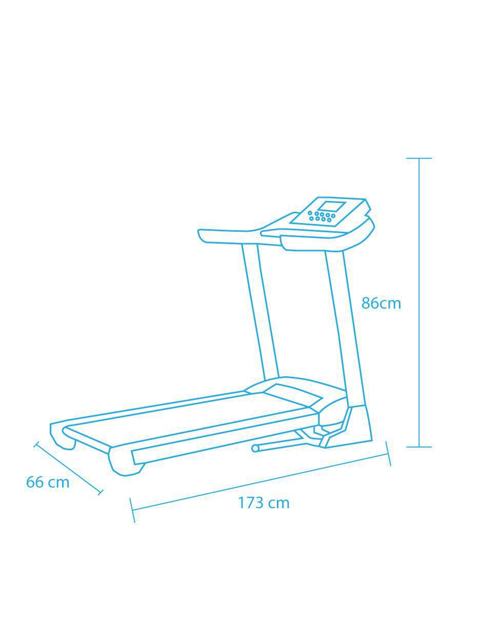 Caminadora casera Pftl48520 plegable