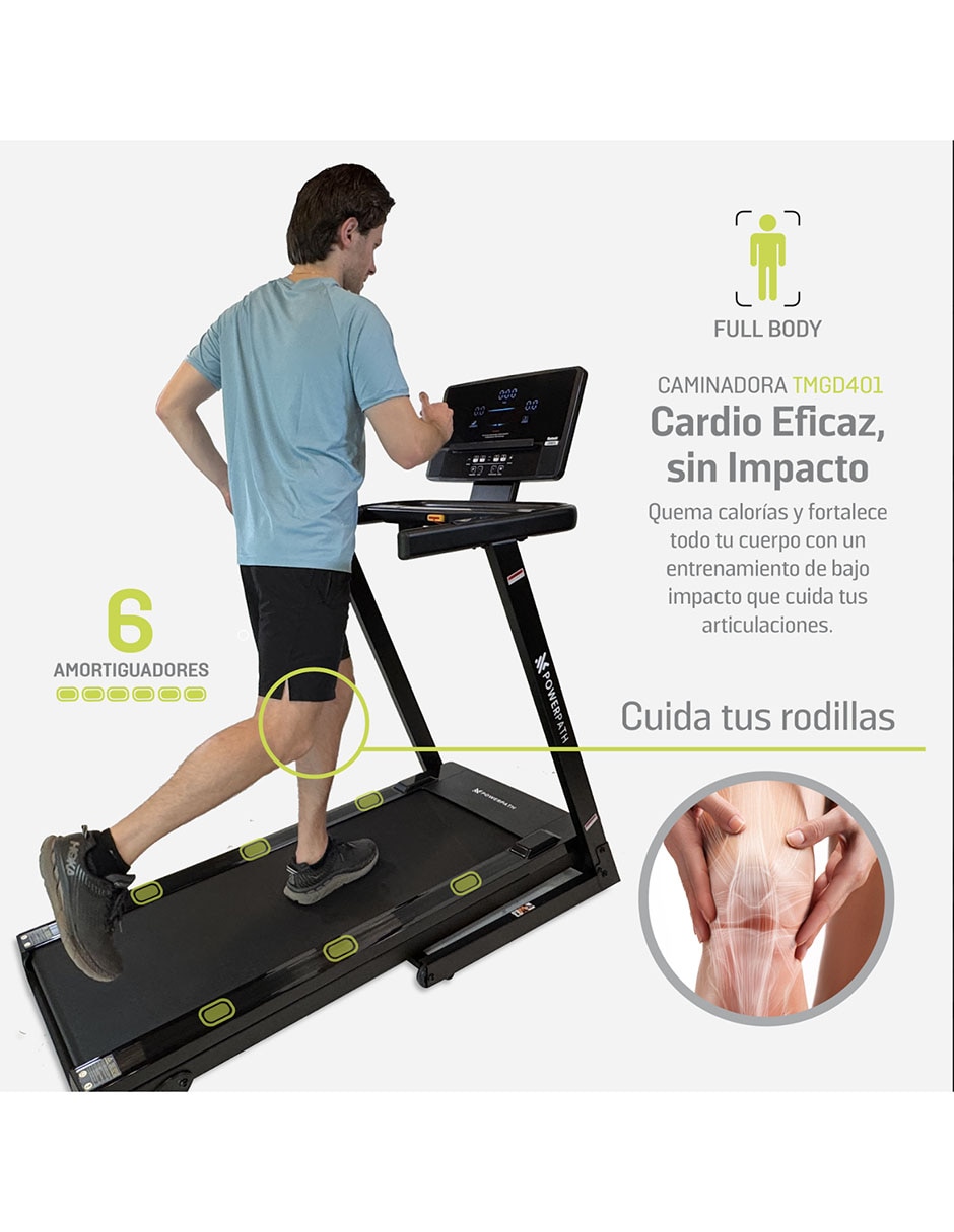 Caminadora casera Tmgd402 plegable 9