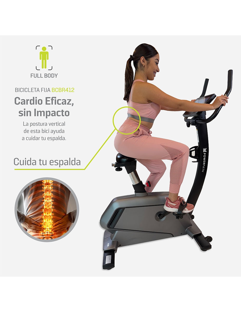 Bicicleta fija acero 2