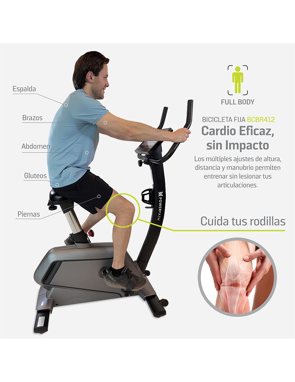 Bicicleta fija acero 3
