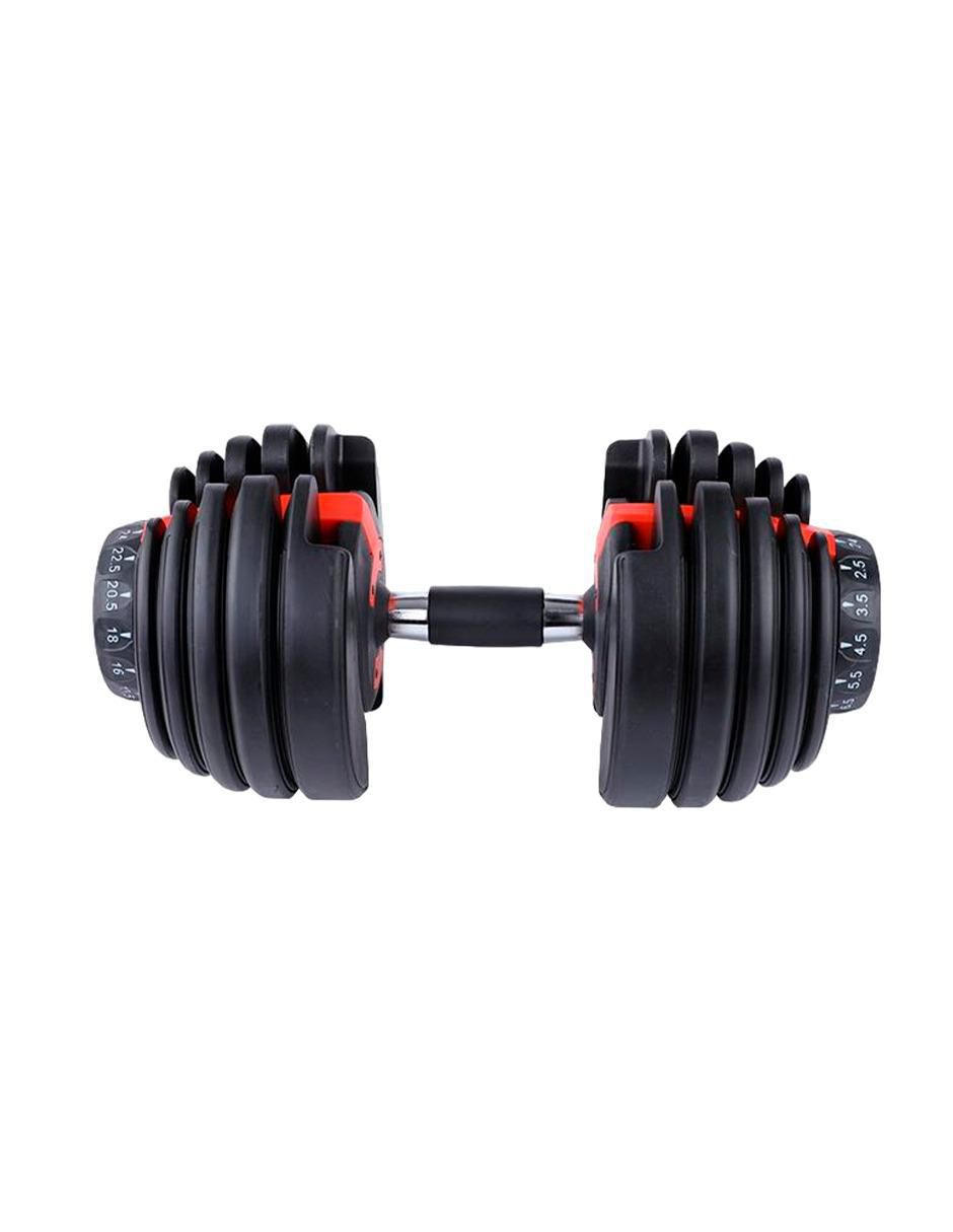 Set mancuernas de peso variable 24 kg 12 piezas 2