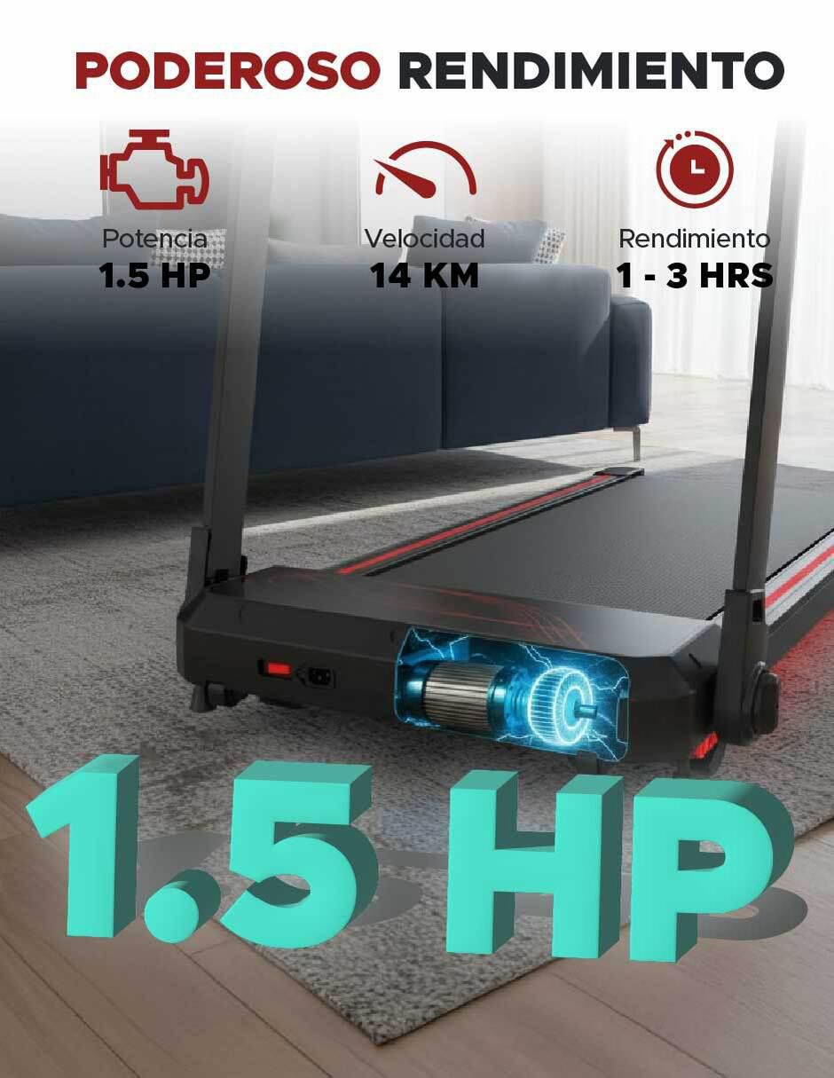 Caminadora semiprofesional plegable 5