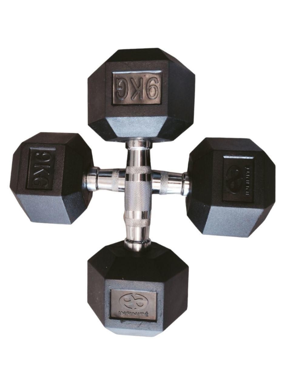 Set mancuernas de peso fijo 9 kg 2 piezas Set mancuernas de peso fijo 9 kg 2 piezas