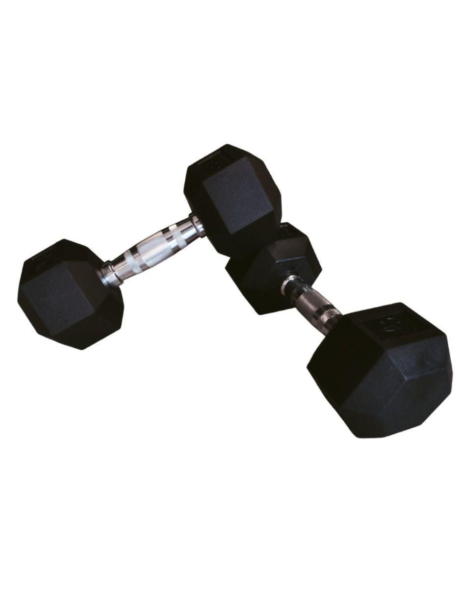 Set mancuernas de peso fijo 9 kg 2 piezas 2