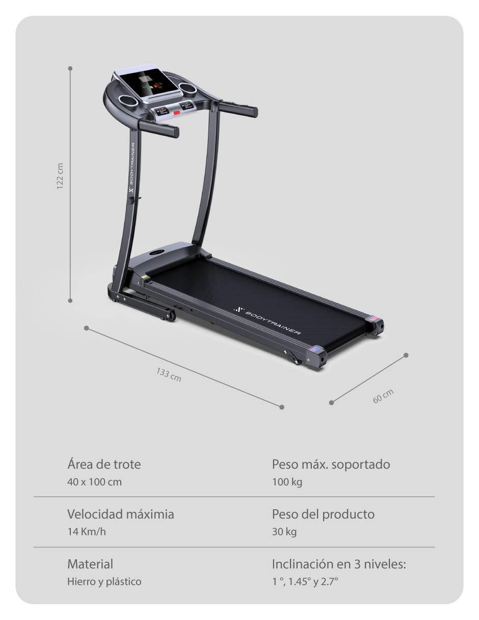 Caminadora casera B2-400 plegable 9