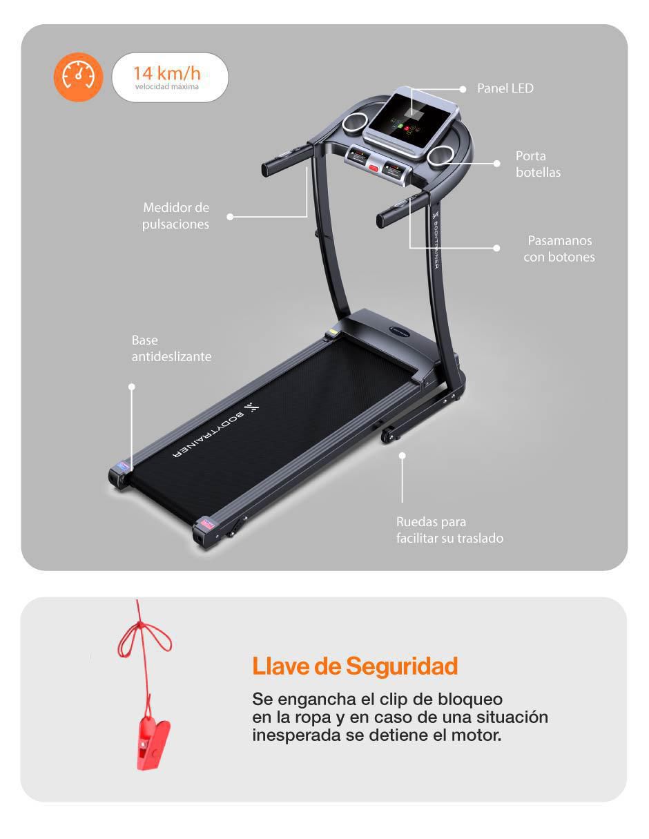Caminadora casera B2-400 plegable 11