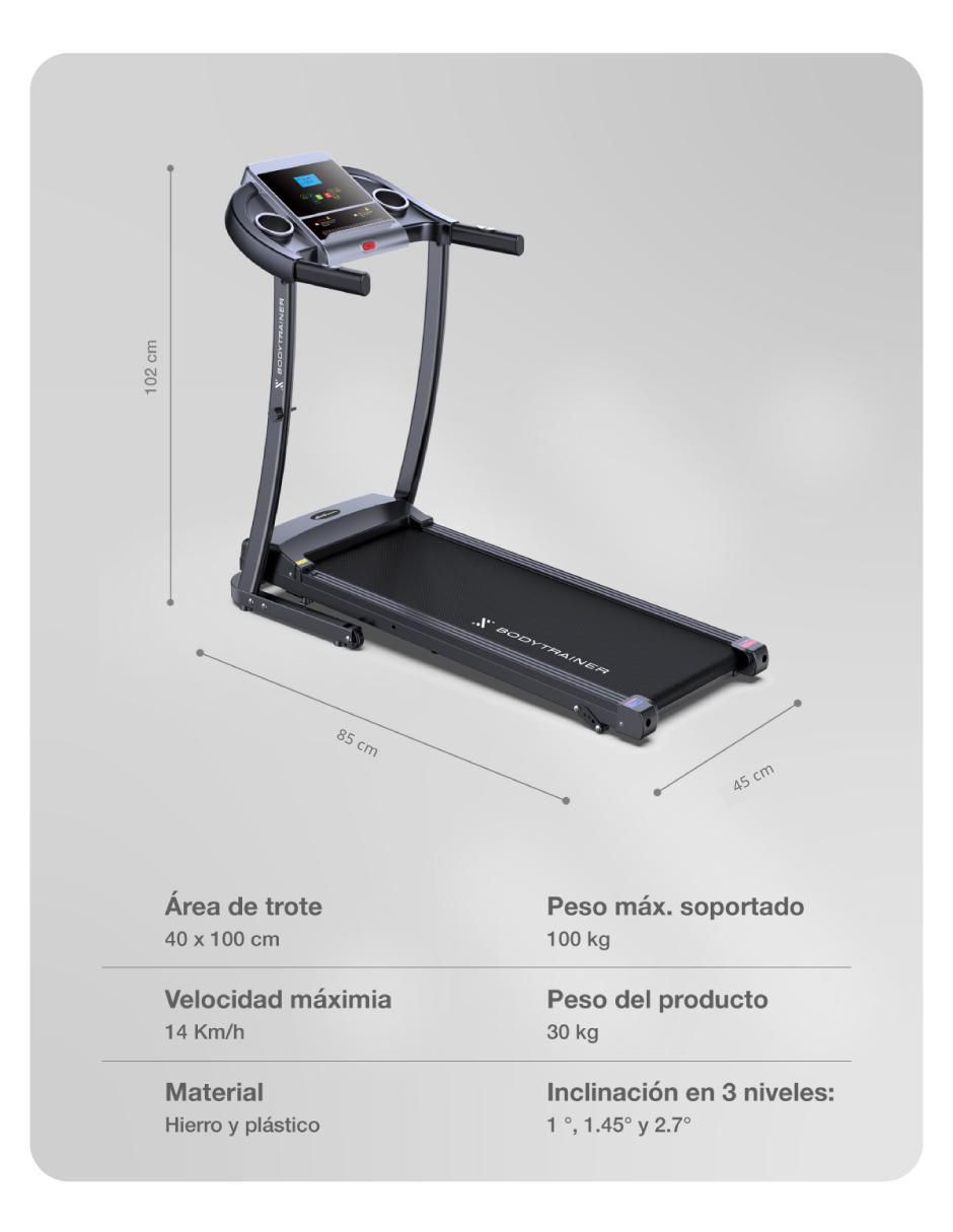 Caminadora casera B2-400 plegable