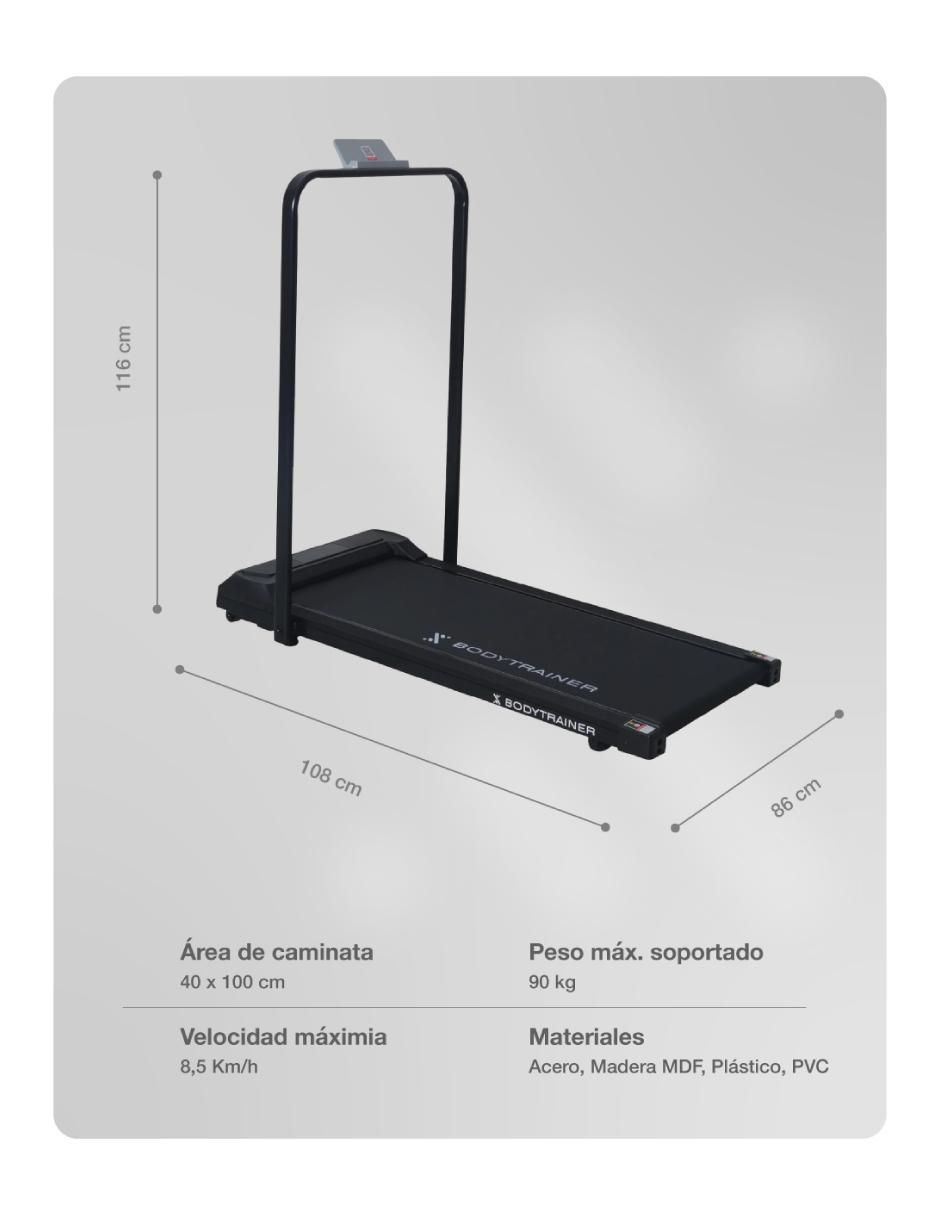 Caminadora casera plegable