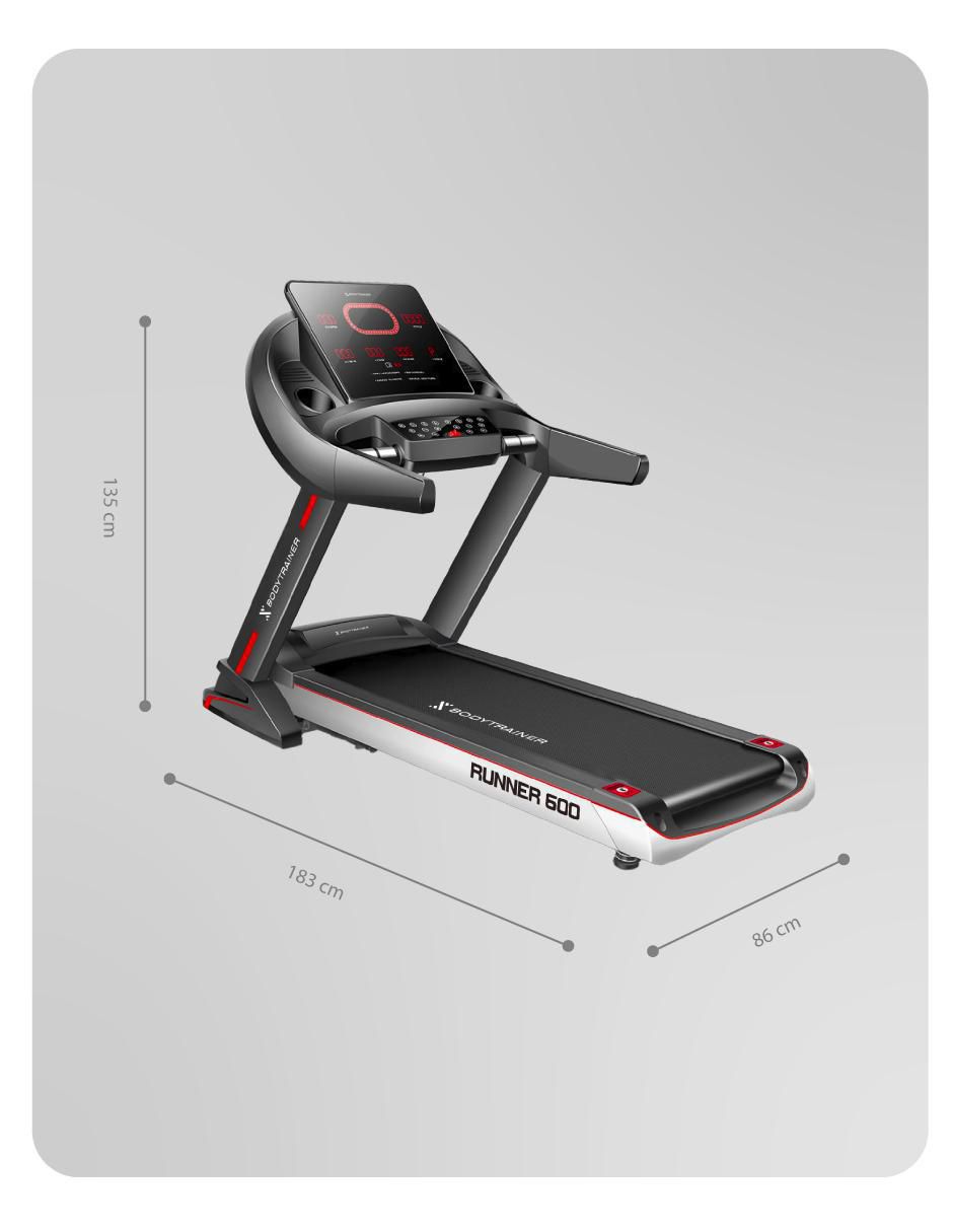 Caminadora casera Btru-600Nueva plegable 9