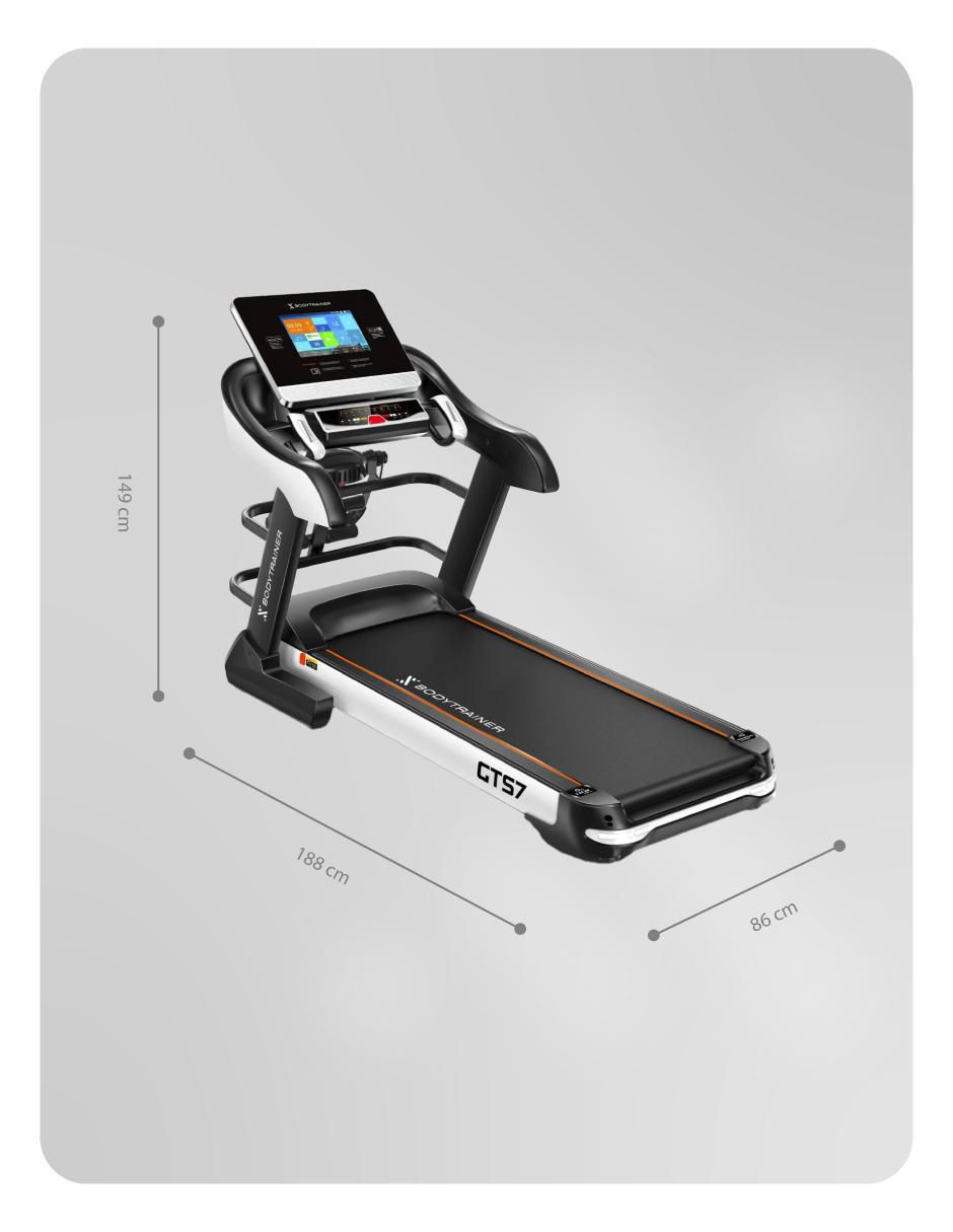 Caminadora casera Yp-Gts7 plegable 9