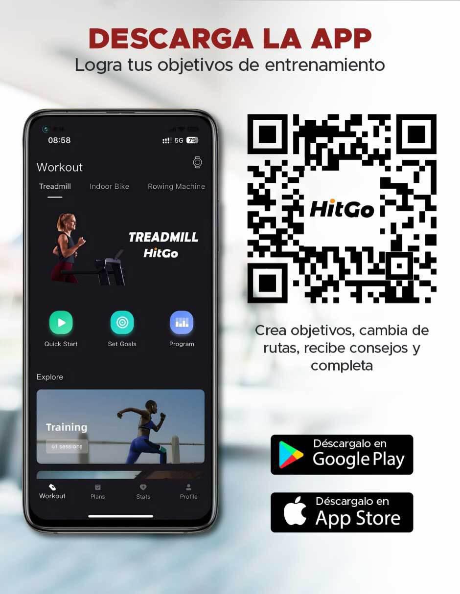 Caminadora profesional eléctrica plegable 6