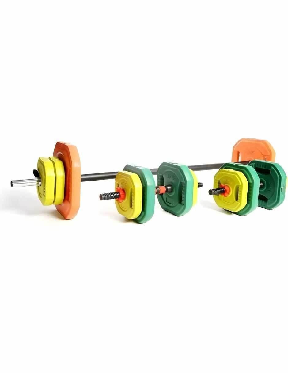 Set mancuernas de peso variable 30 kg 21 piezas 1