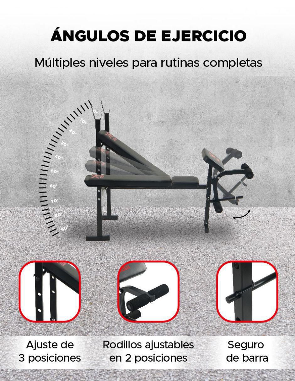 Banca para entrenamiento Banco para Pesas 2