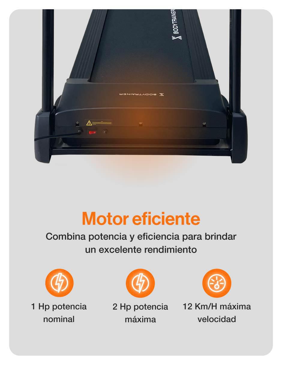 Caminadora casera Btru-850 plegable 8