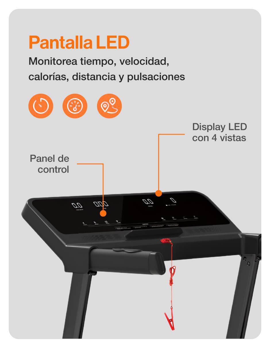 Caminadora casera Btru-850 plegable 10