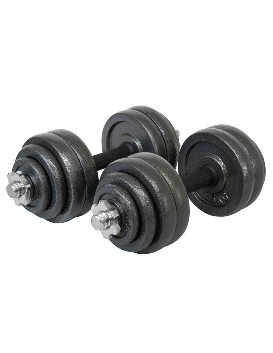 Set mancuernas de peso variable 30 kg 22 piezas 3