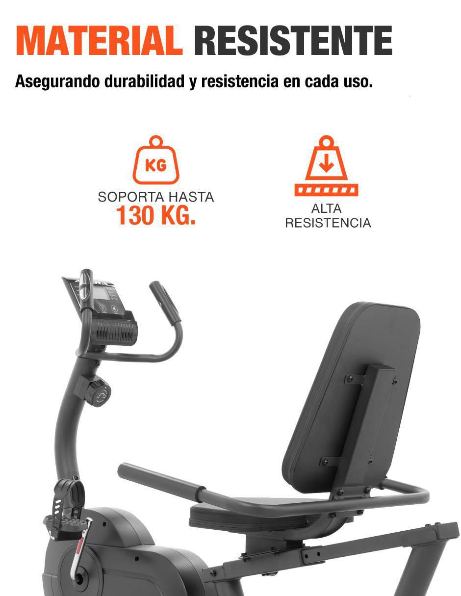 Bicicleta de spinning modelo Pedalite de acero y plástico 3