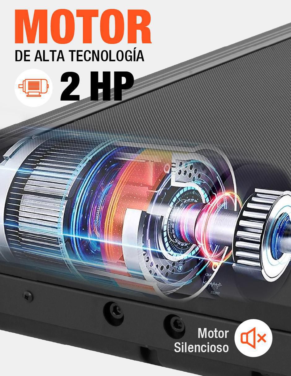 Caminadora semiprofesional plegable 6