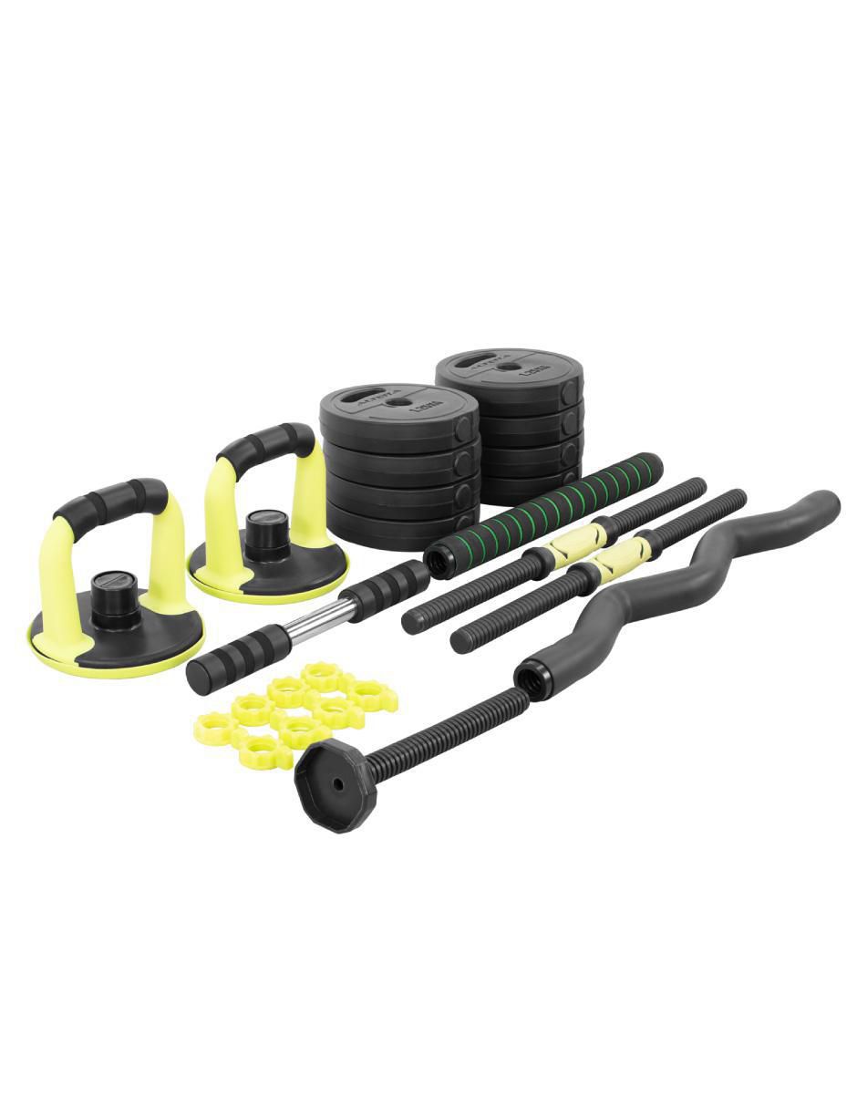 Kit de mancuernas de peso variable 20 piezas Kit de mancuernas de peso variable 20 piezas
