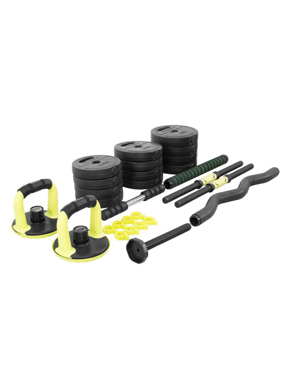 Kit de mancuernas de peso variable 24 piezas Kit de mancuernas de peso variable 24 piezas