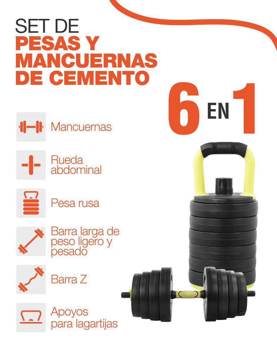 Kit de mancuernas de peso variable  28 piezas 2