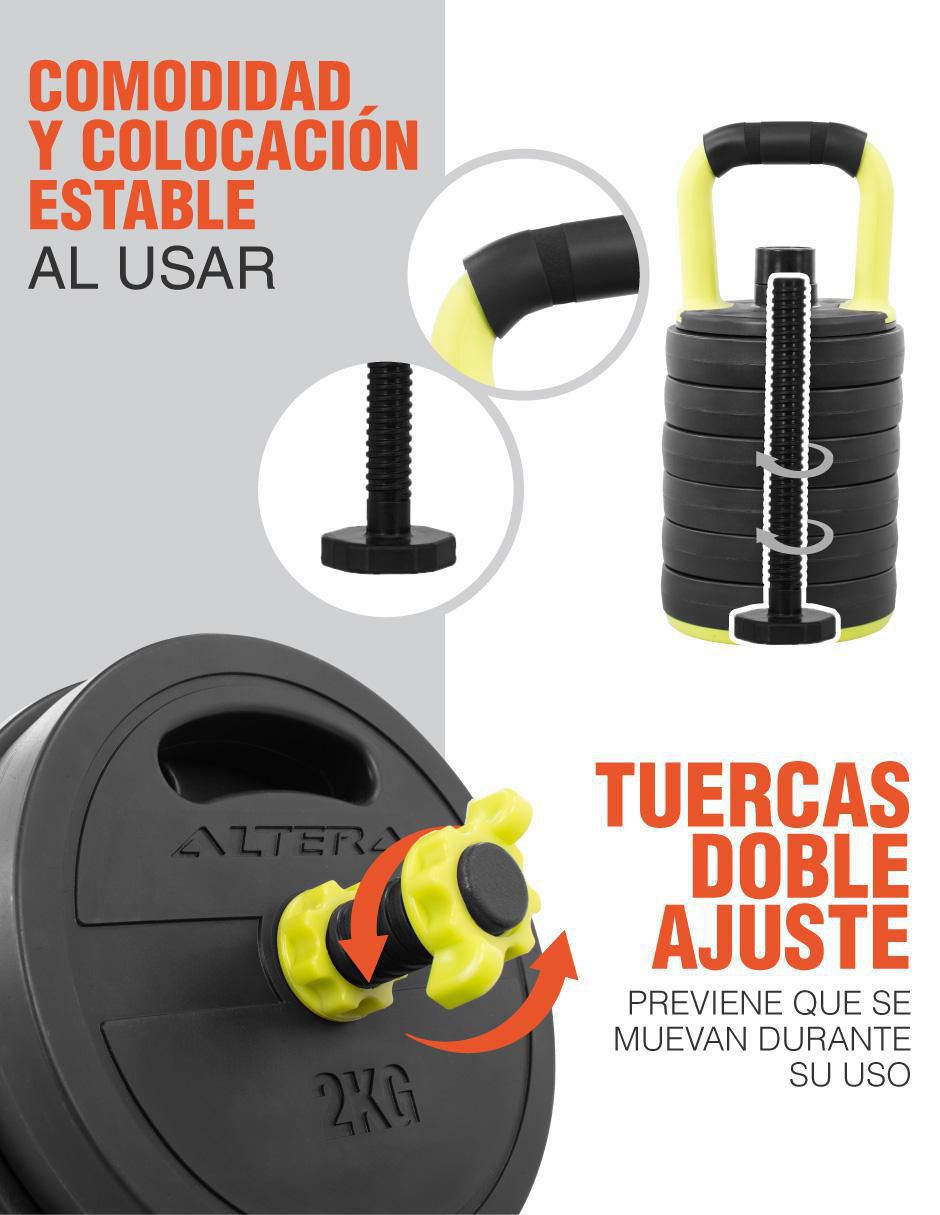 Kit de mancuernas de peso variable  28 piezas 4