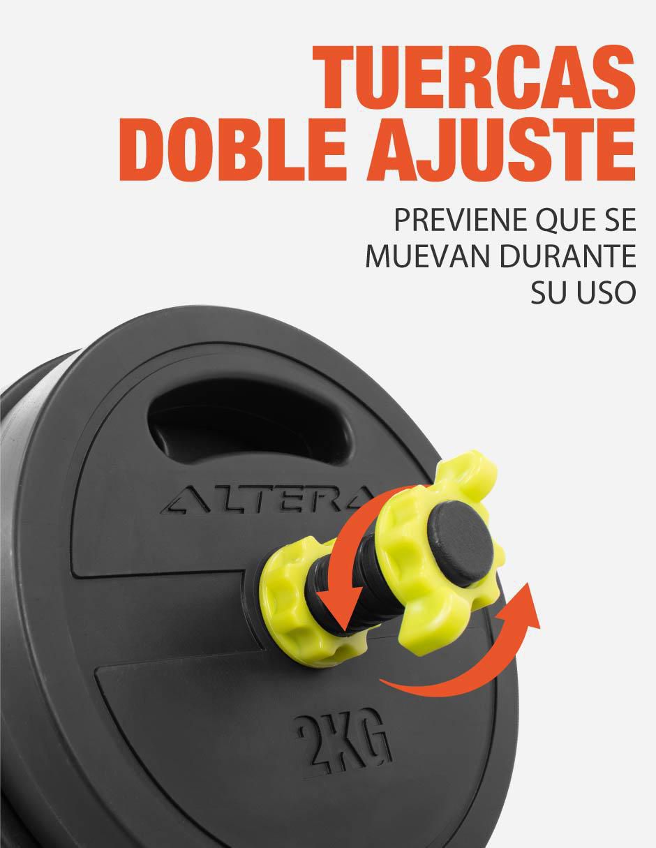 Kit de mancuernas de peso variable  24 piezas 4