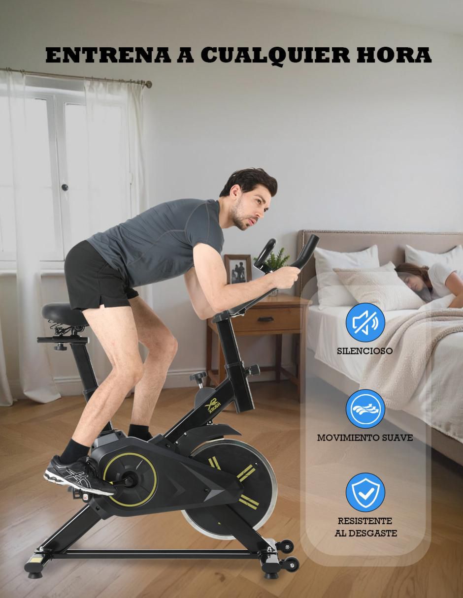 Bicicleta de spinning hierro 16