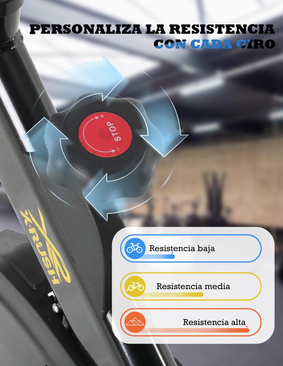Bicicleta de spinning hierro 17