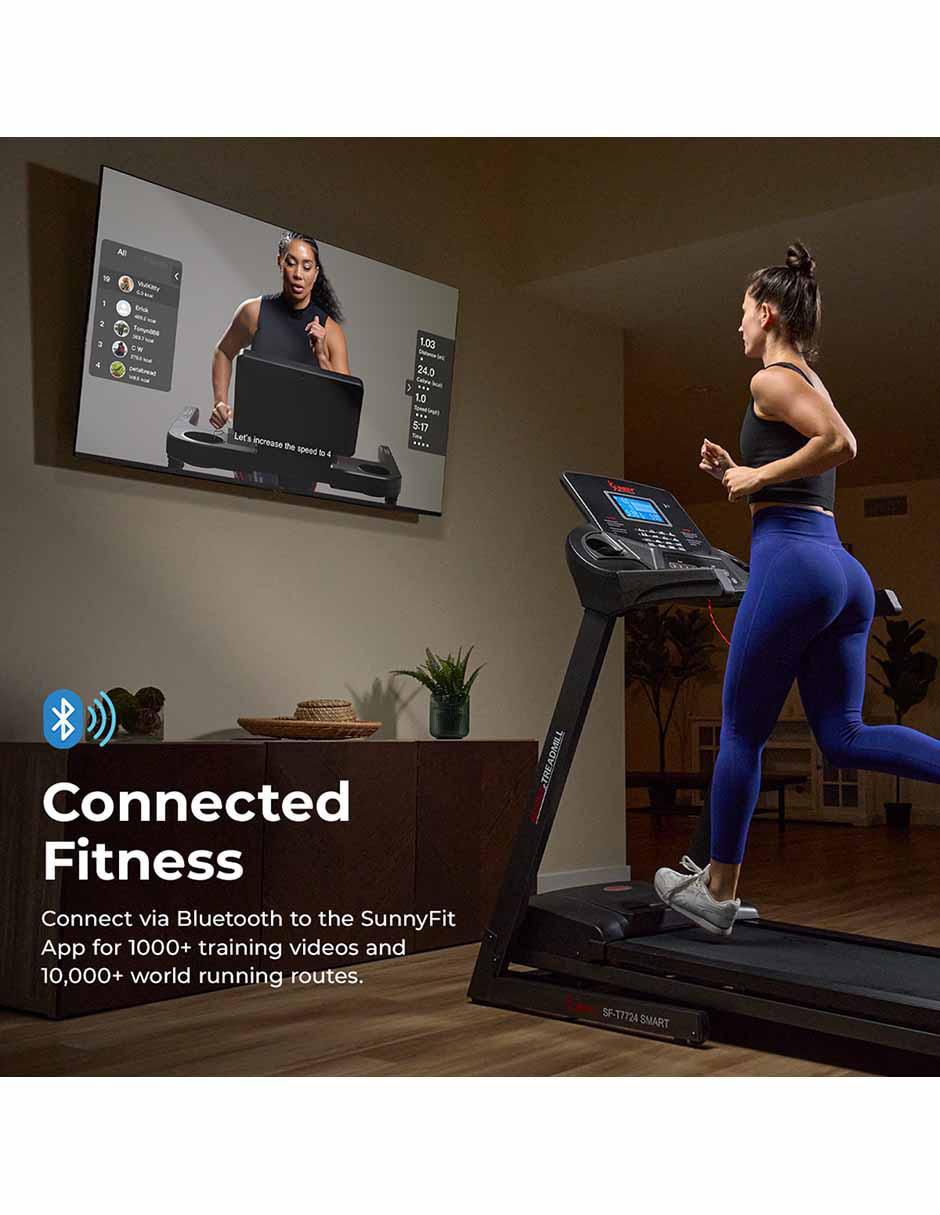 Caminadora semiprofesional Sf-T7724Smart plegable 15