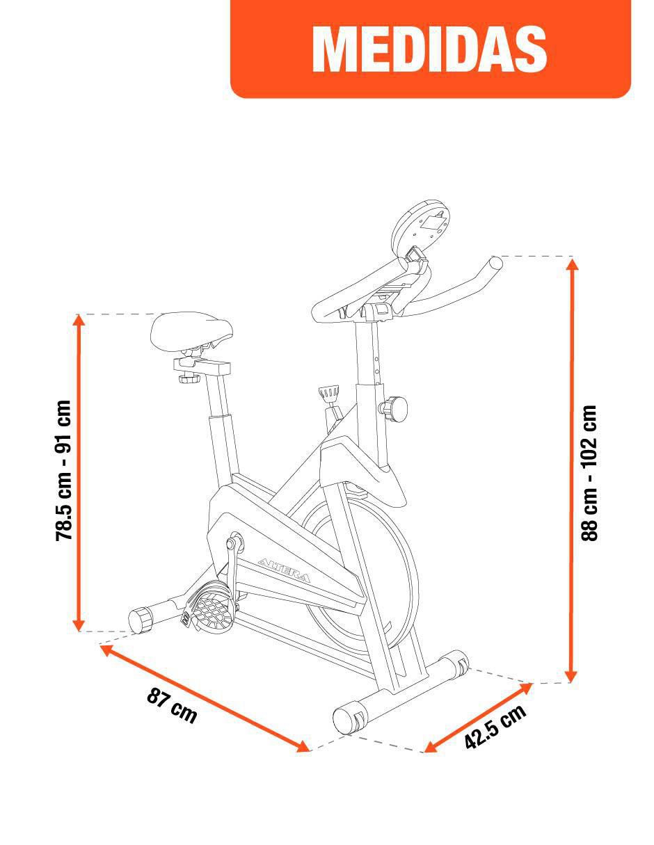 Bicicleta de spinning metal 8