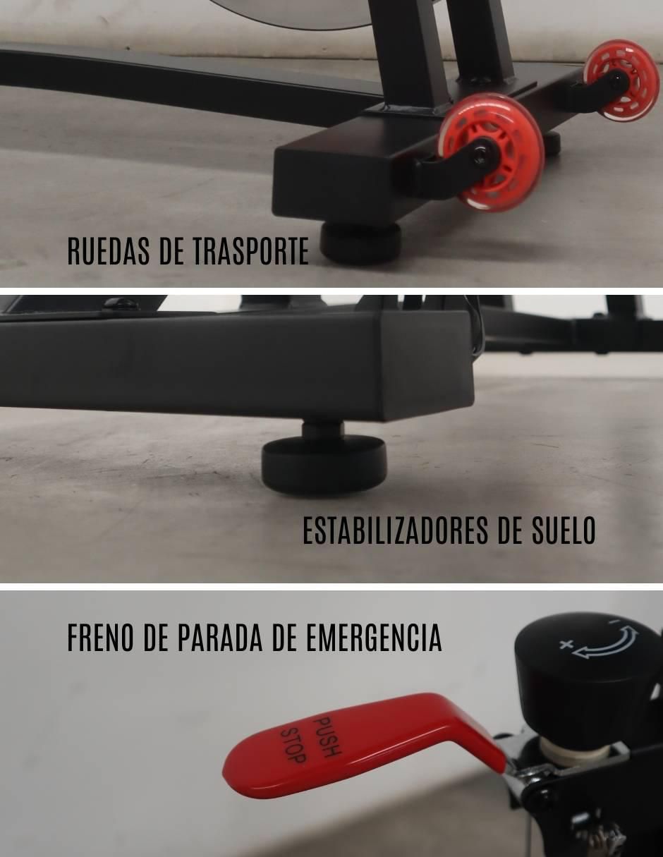 Bicicleta fija acero 3