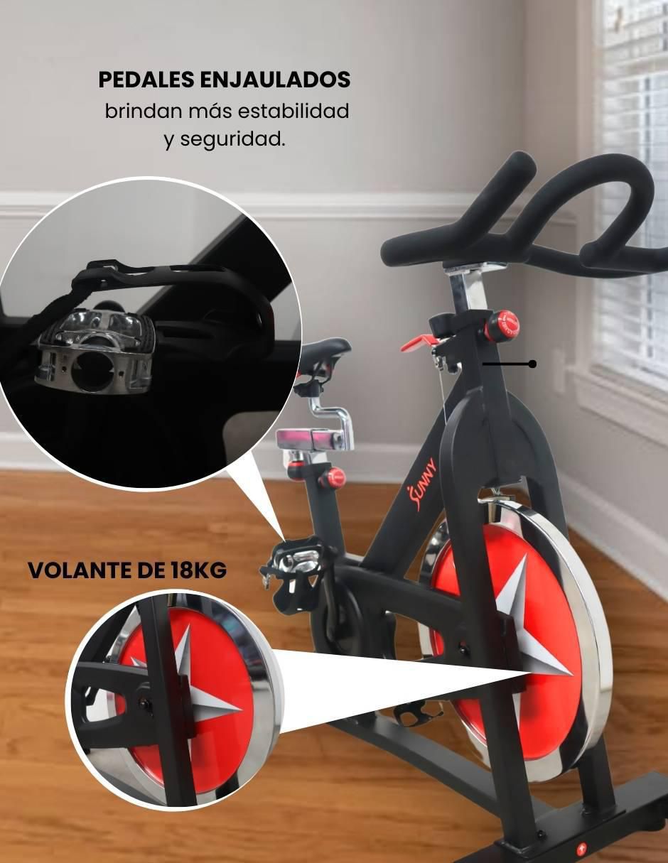 Bicicleta fija acero 6