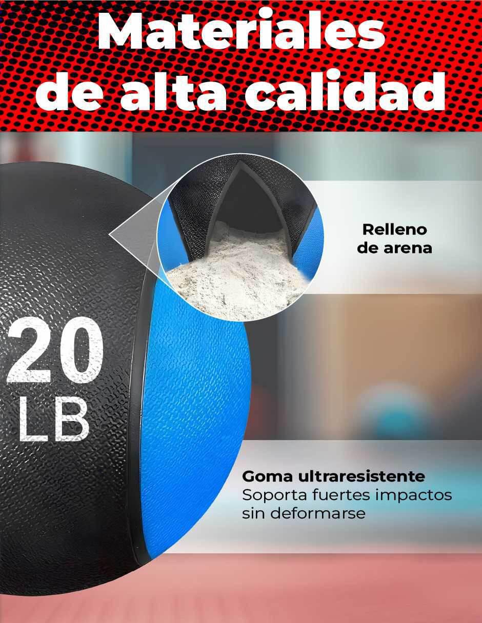 Bola medicinal 20 Lbs 3