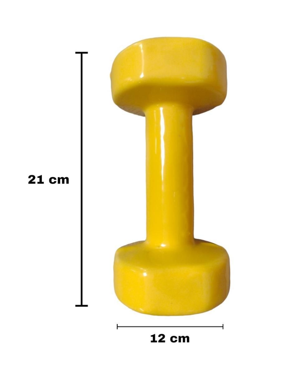 Mancuerna de peso fijo 5 kg 2 piezas 4