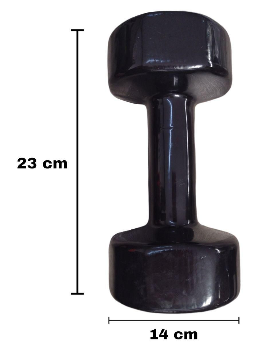 Set mancuernas de peso fijo 7 kg 2 piezas 6