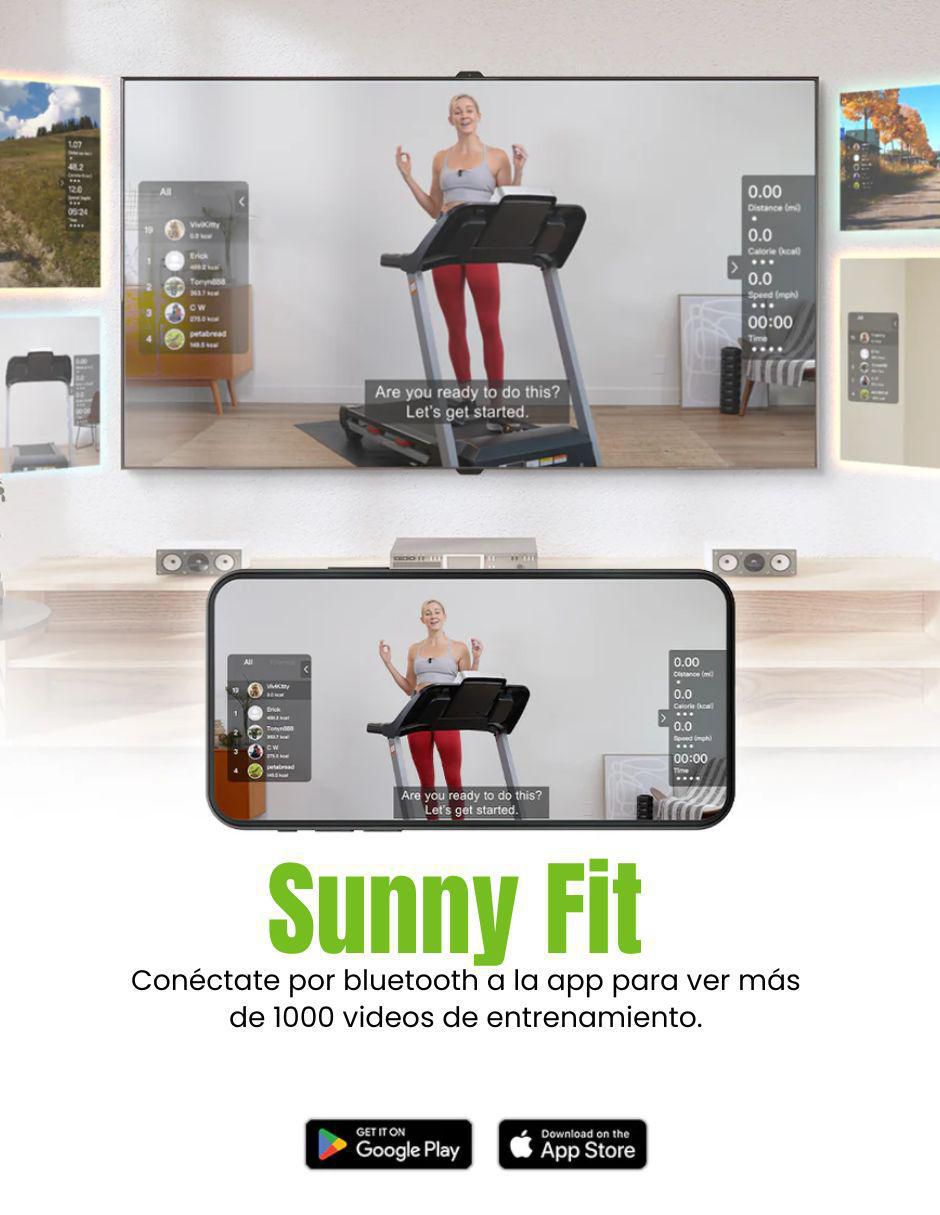 Caminadora semiprofesional SF-T7515-SMART plegable 2