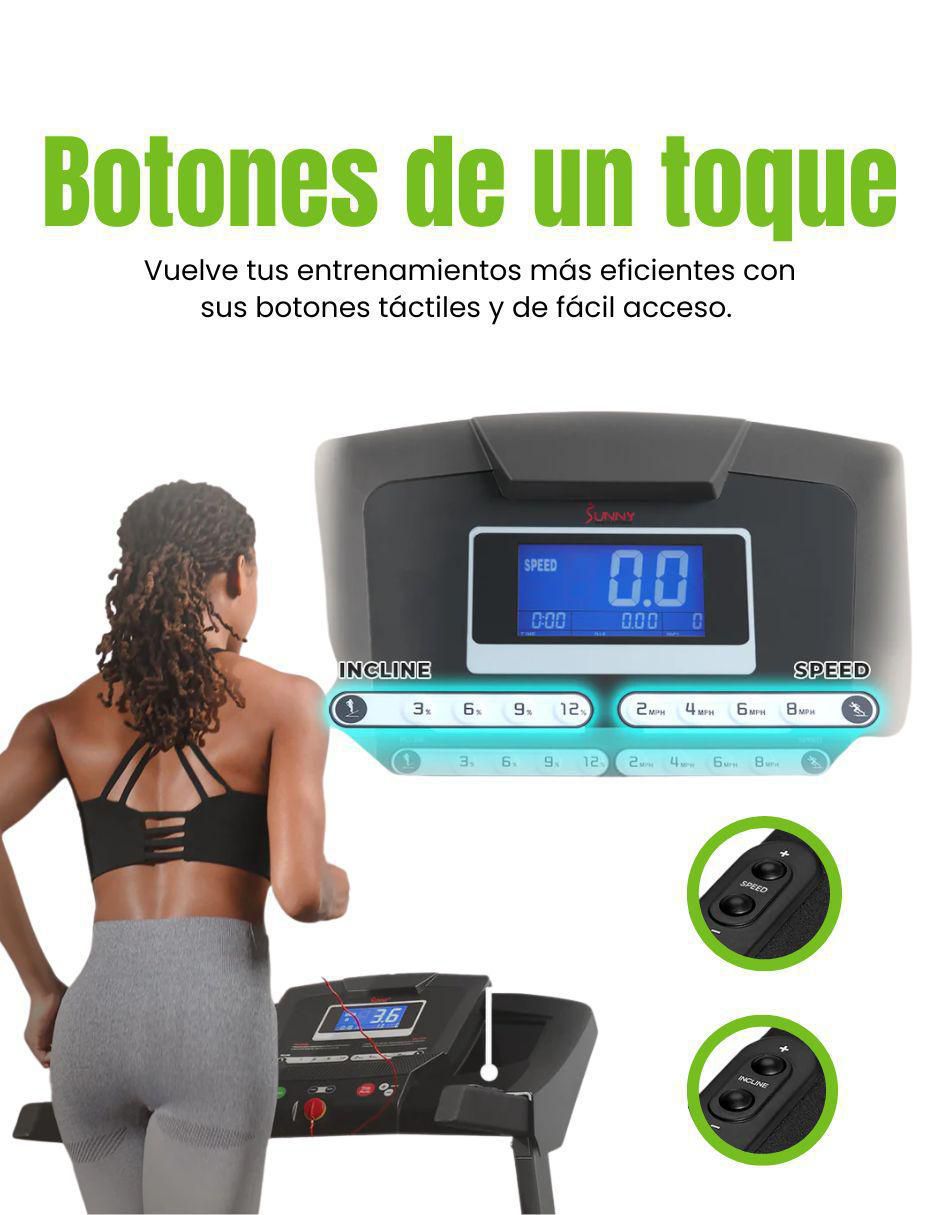 Caminadora semiprofesional SF-T7515-SMART plegable 4