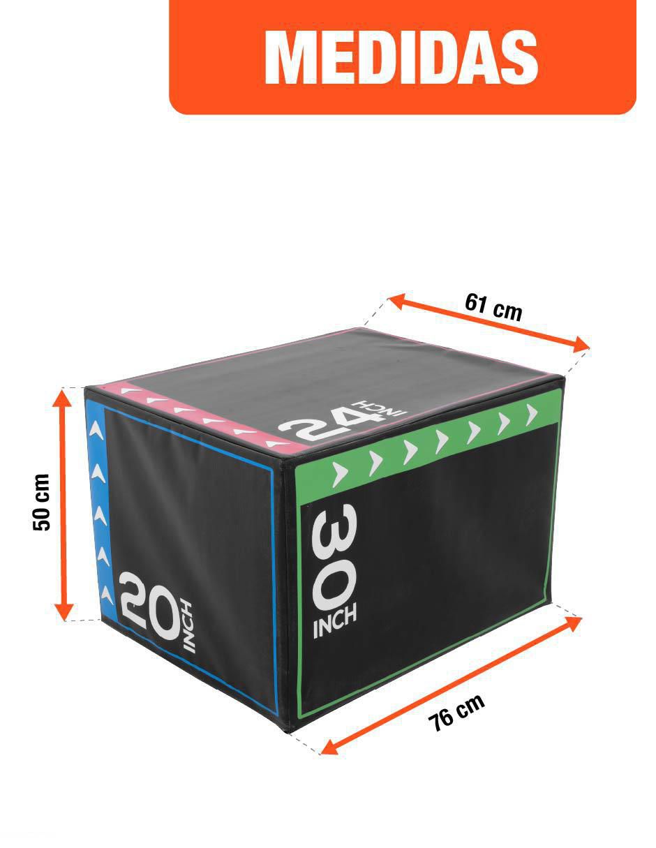 Banco pliométrico para entrenamiento Hop Fit 7