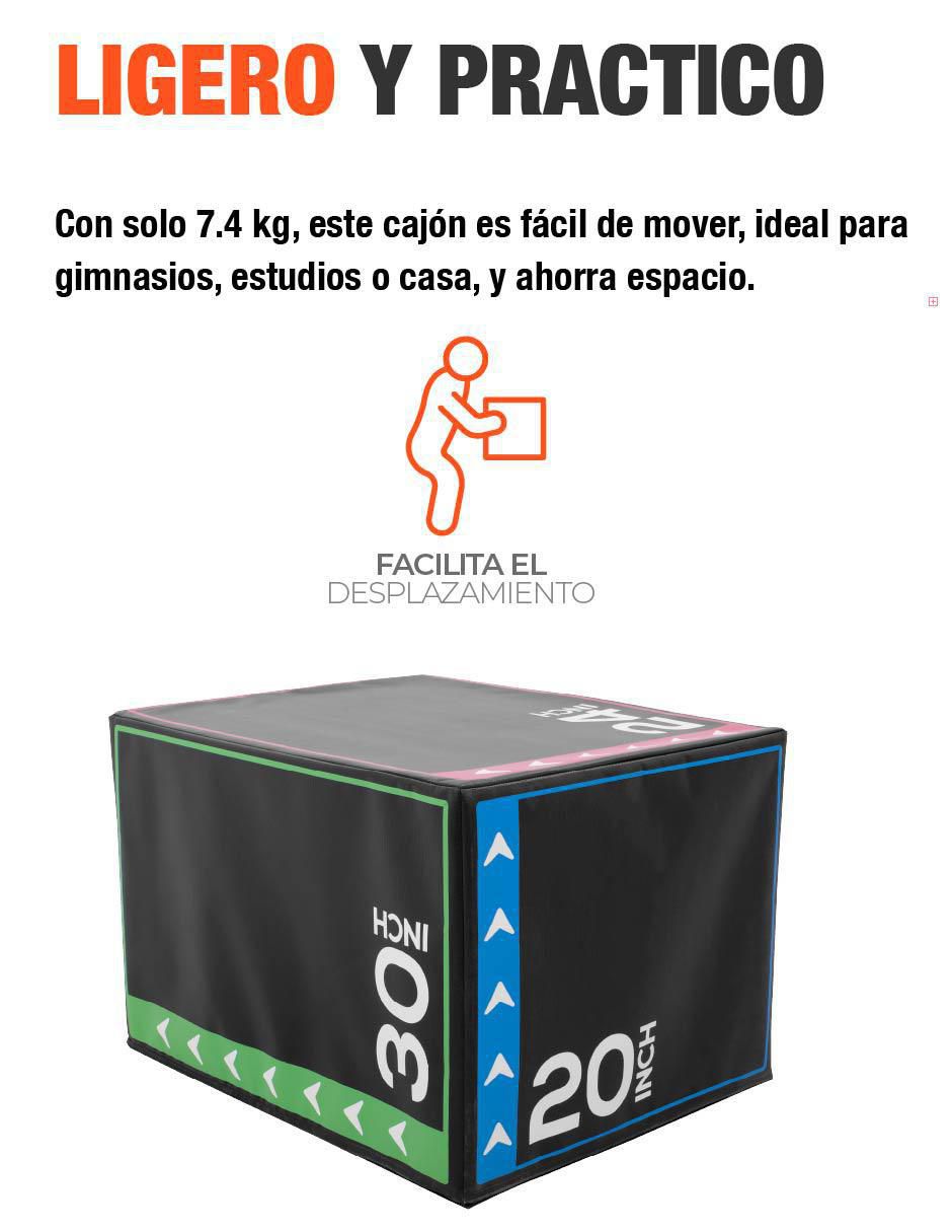 Banco pliométrico para entrenamiento Hop Fit 3