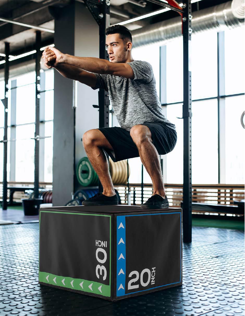 Banco pliométrico para entrenamiento Hop Fit 6