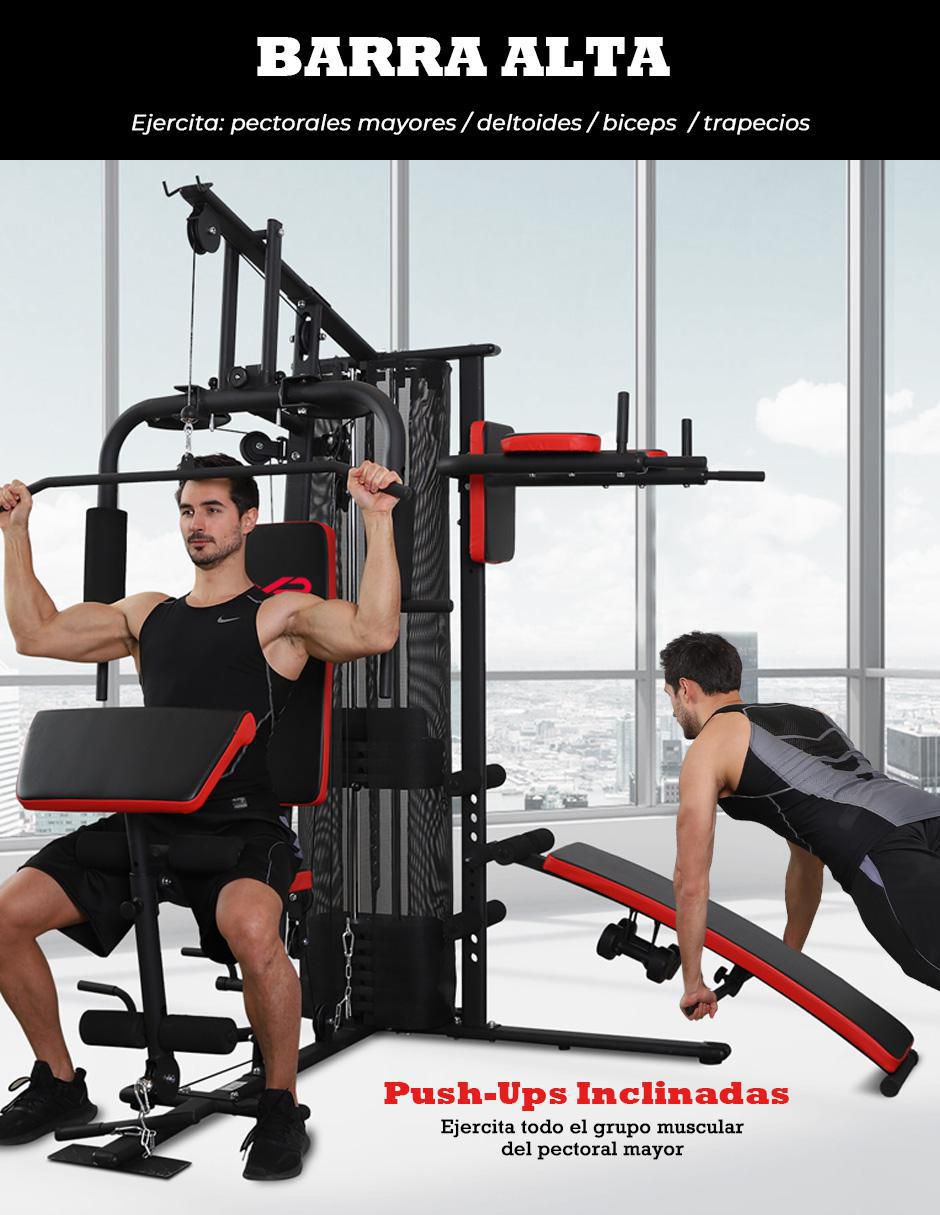 Multigym de hierro gladiator 3